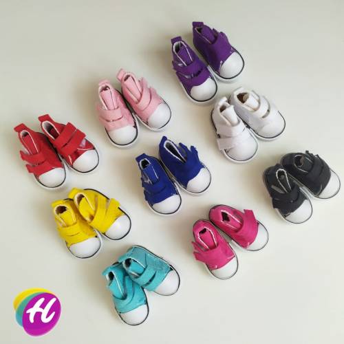 Bir Adet Mini Converse Amigurumi Ayakkabı 5 cm *Renk Seçenekli - 1