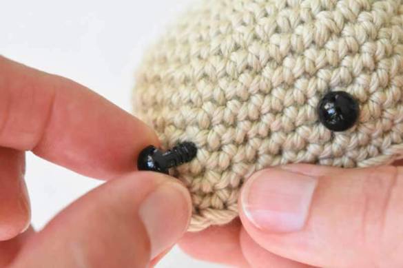1 Çift Siyah Sertifikalı Amigurumi Vidalı Güvenli Göz (6-8-10-12-14-16-20-24 mm) - 7