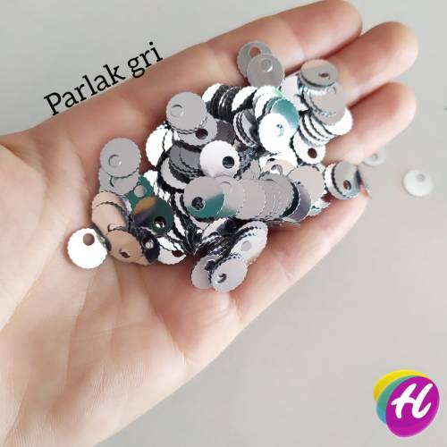 10 mm TIRTIKLI PATİK PULU 25 gr Paket *Renk Seçenekli - 1