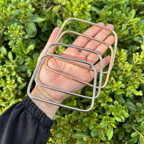 11*8 CM METAL KARE ÇANTA SAPI-1 ÇİFT - 0