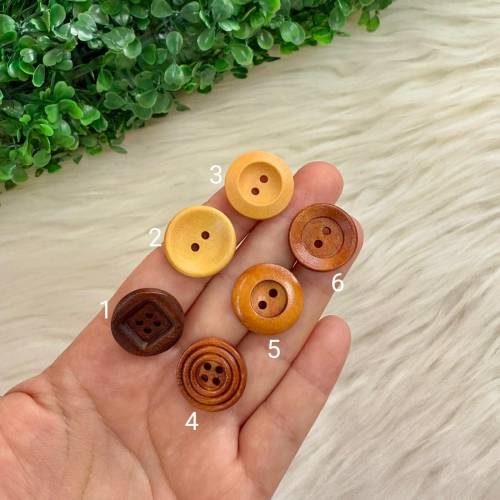 18 MM AHŞAP ÖRGÜ DÜĞMESİ - 2