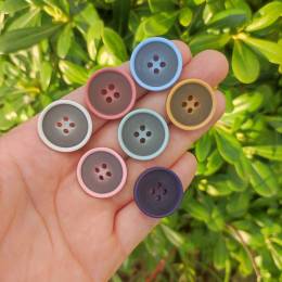 20 MM PASTEL RENKLİ ÖRGÜ DÜĞMESİ 