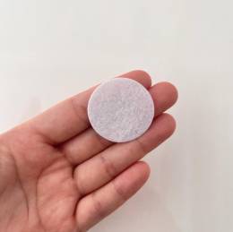 3 CM BEYAZ TOKA KEÇESİ -10 ADET 