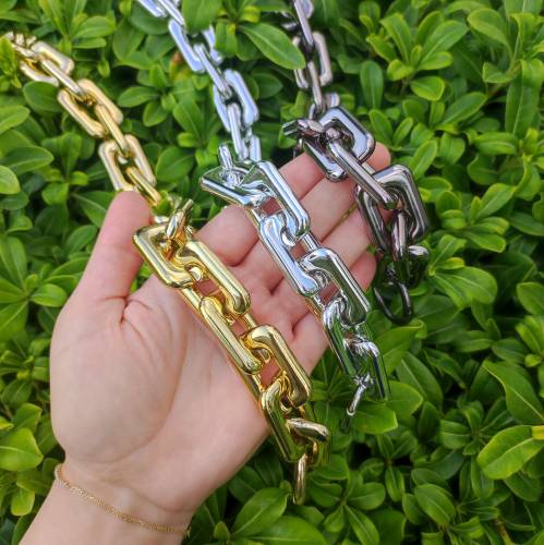 43 CM YAYLI HALKALI KARE PLASTİK ZİNCİR - 0