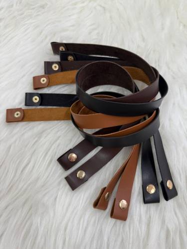 65 CM ÇITÇITLI DERİ ÇANTA ASKISI - 1 ÇİFT - 0
