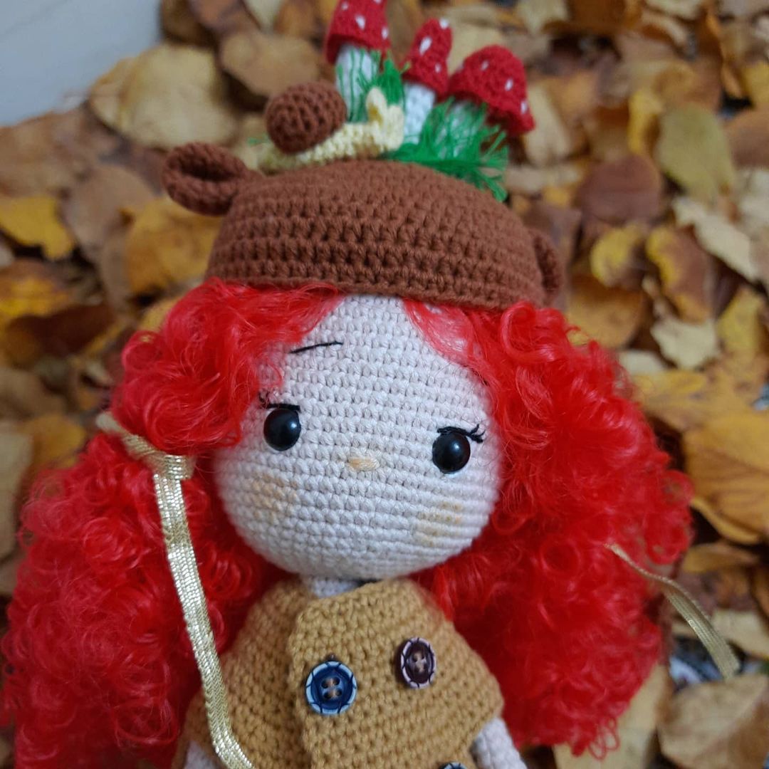 75 cm Amigurumi Kıvırcık Bebek Saç Peruk Saçı