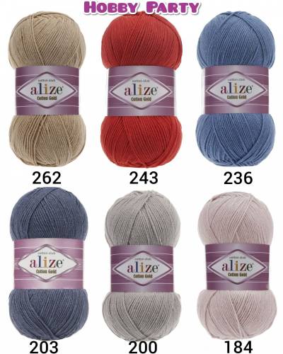 Alize Cotton Gold Cotton Ve Amigurumi Örgü İpi *RENK SEÇENEKLİ - 4