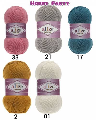 Alize Cotton Gold Cotton Ve Amigurumi Örgü İpi *RENK SEÇENEKLİ - 7