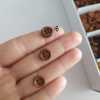 Bir Adet 10 mm Ahşap Minik Düğme - Thumbnail (5)