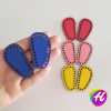 Bir Çift Ahşap Amigurumi Tabanı *Renk Seçenekli - Thumbnail (2)