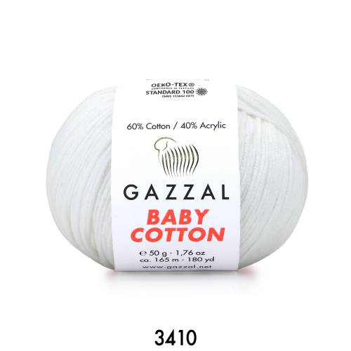 Gazzal Baby Cotton 50 gr Amigurumi Örgü İpi - 17