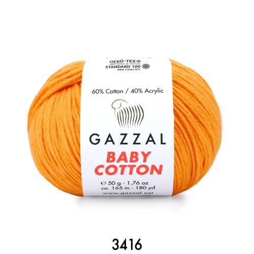 Gazzal Baby Cotton 50 gr Amigurumi Örgü İpi - 23