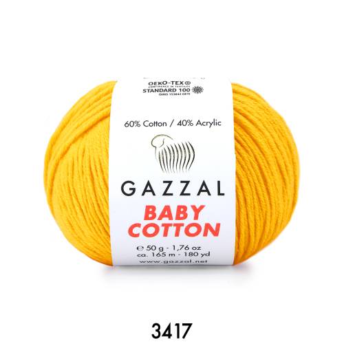 Gazzal Baby Cotton 50 gr Amigurumi Örgü İpi - 24