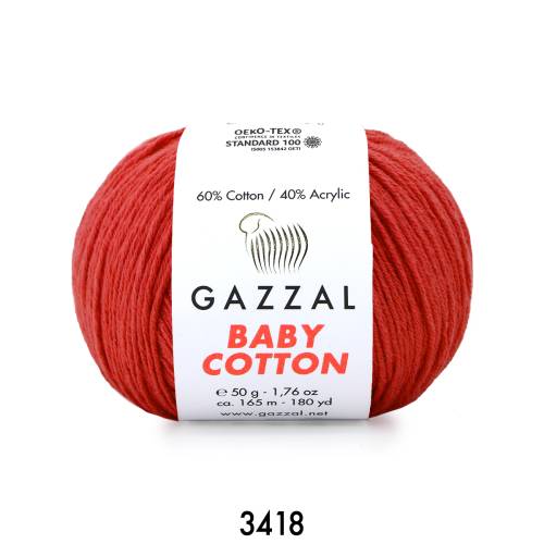Gazzal Baby Cotton 50 gr Amigurumi Örgü İpi - 25