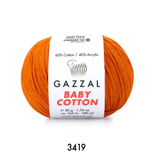 Gazzal Baby Cotton 50 gr Amigurumi Örgü İpi - 26