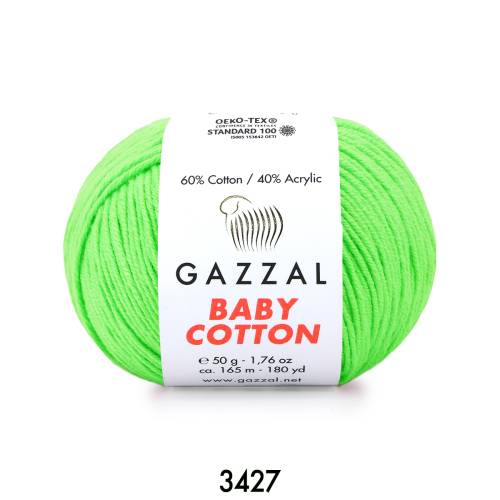 Gazzal Baby Cotton 50 gr Amigurumi Örgü İpi - 34
