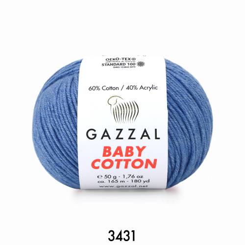 Gazzal Baby Cotton 50 gr Amigurumi Örgü İpi - 38