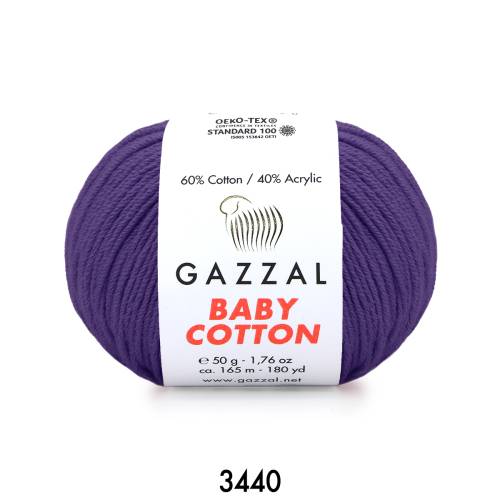 Gazzal Baby Cotton 50 gr Amigurumi Örgü İpi - 47