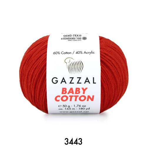 Gazzal Baby Cotton 50 gr Amigurumi Örgü İpi - 50