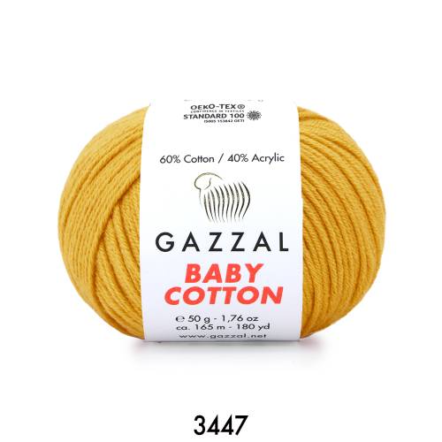 Gazzal Baby Cotton 50 gr Amigurumi Örgü İpi - 54