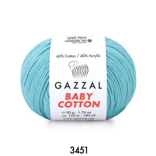 Gazzal Baby Cotton 50 gr Amigurumi Örgü İpi - 58