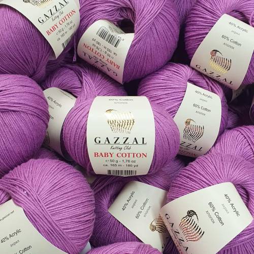 Gazzal Baby Cotton 50 gr Amigurumi Örgü İpi - 9
