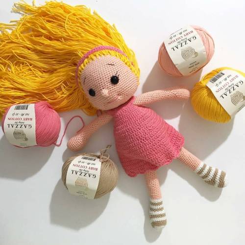 Gazzal Baby Cotton 50 gr Amigurumi Örgü İpi - 1