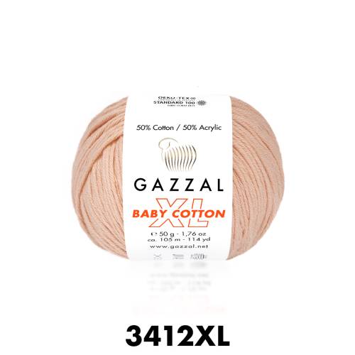 GAZZAL BABY COTTON XL 50 GR AMİGURUMİ ÖRGÜ İPİ - 12