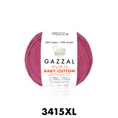 GAZZAL BABY COTTON XL 50 GR AMİGURUMİ ÖRGÜ İPİ - 15