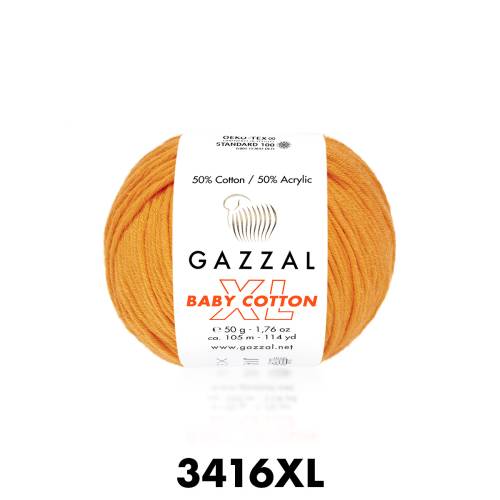 GAZZAL BABY COTTON XL 50 GR AMİGURUMİ ÖRGÜ İPİ - 16