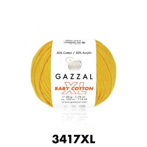 GAZZAL BABY COTTON XL 50 GR AMİGURUMİ ÖRGÜ İPİ - 17