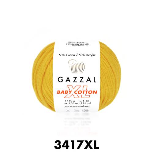 GAZZAL BABY COTTON XL 50 GR AMİGURUMİ ÖRGÜ İPİ - 17