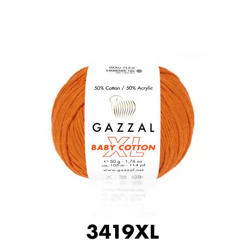 GAZZAL BABY COTTON XL 50 GR AMİGURUMİ ÖRGÜ İPİ - 19