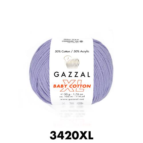 GAZZAL BABY COTTON XL 50 GR AMİGURUMİ ÖRGÜ İPİ - 20