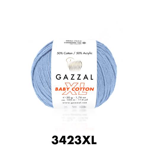 GAZZAL BABY COTTON XL 50 GR AMİGURUMİ ÖRGÜ İPİ - 23