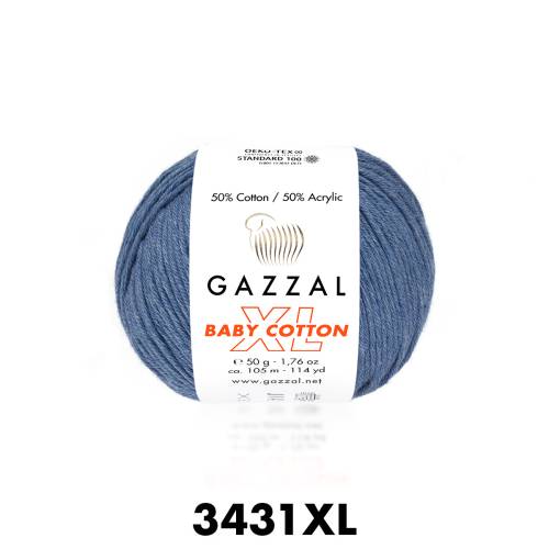 GAZZAL BABY COTTON XL 50 GR AMİGURUMİ ÖRGÜ İPİ - 31