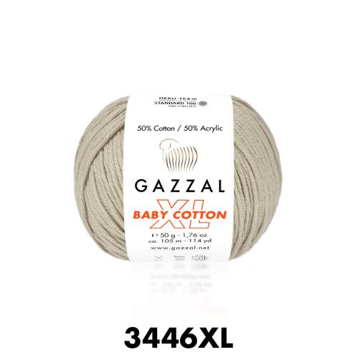 GAZZAL BABY COTTON XL 50 GR AMİGURUMİ ÖRGÜ İPİ - 44