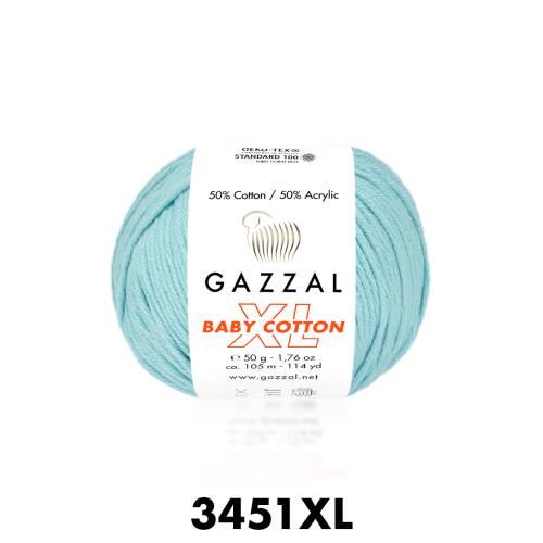 GAZZAL BABY COTTON XL 50 GR AMİGURUMİ ÖRGÜ İPİ - 47
