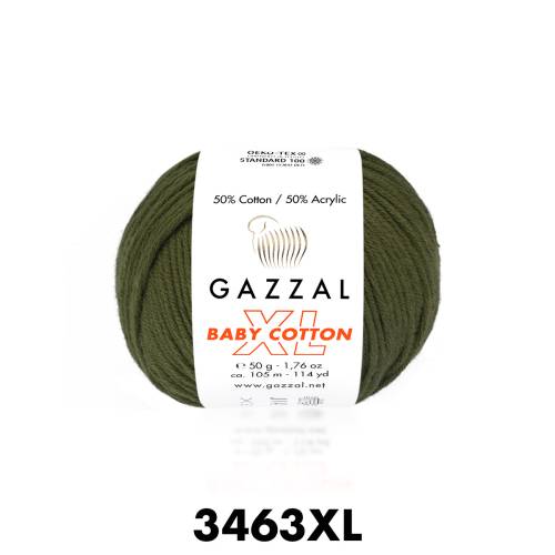 GAZZAL BABY COTTON XL 50 GR AMİGURUMİ ÖRGÜ İPİ - 51