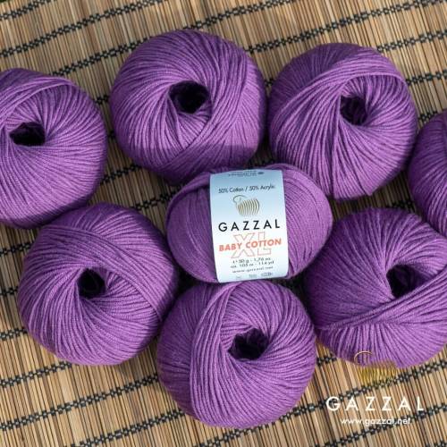 GAZZAL BABY COTTON XL 50 GR AMİGURUMİ ÖRGÜ İPİ - 0