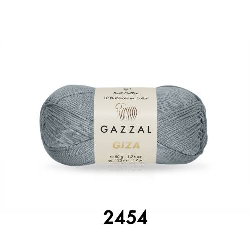 Gazzal Giza 50 gr Merserize Cotton El Örgü İpi - 5
