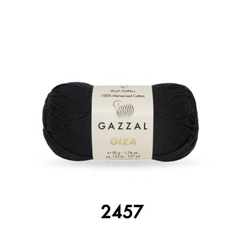 Gazzal Giza 50 gr Merserize Cotton El Örgü İpi - 8