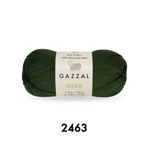 Gazzal Giza 50 gr Merserize Cotton El Örgü İpi - 14