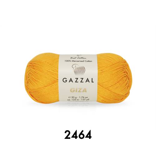 Gazzal Giza 50 gr Merserize Cotton El Örgü İpi - 15