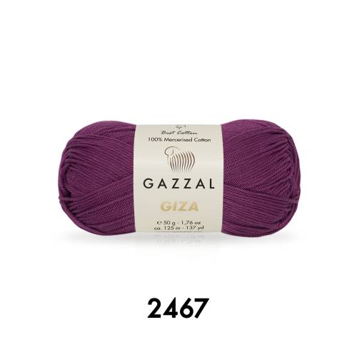Gazzal Giza 50 gr Merserize Cotton El Örgü İpi - 18
