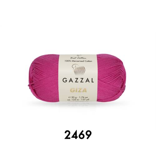Gazzal Giza 50 gr Merserize Cotton El Örgü İpi - 20