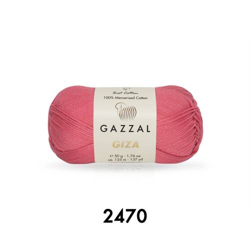 Gazzal Giza 50 gr Merserize Cotton El Örgü İpi - 21