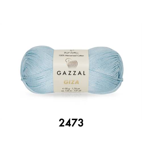 Gazzal Giza 50 gr Merserize Cotton El Örgü İpi - 24