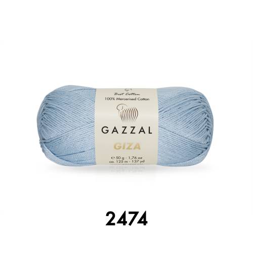 Gazzal Giza 50 gr Merserize Cotton El Örgü İpi - 25
