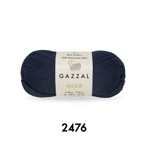 Gazzal Giza 50 gr Merserize Cotton El Örgü İpi - 27